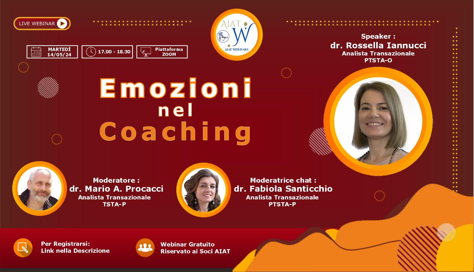 “Emozioni nel Coaching”  Webinar AIAT con la dr. Rossella Iannucci 